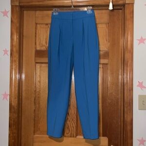Express blue trousers, ankle, super high rise, size OR